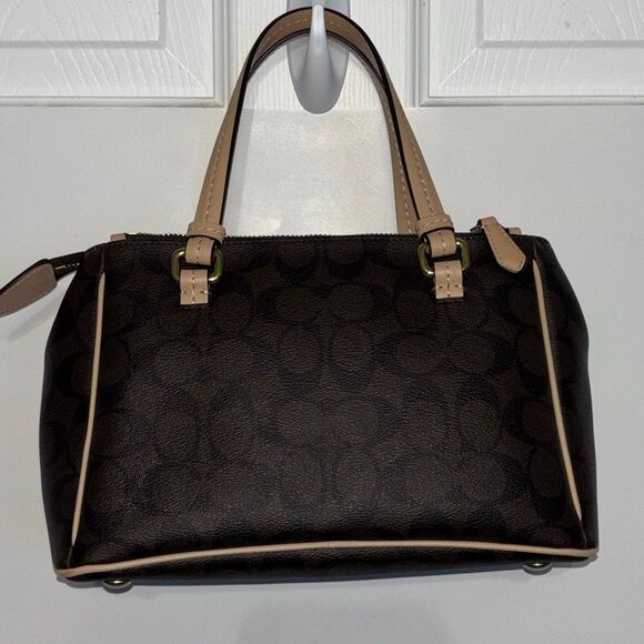 Coach F33752 Peyton Signature mini Jordan Carryall purse tote bag - Picture 6 of 13